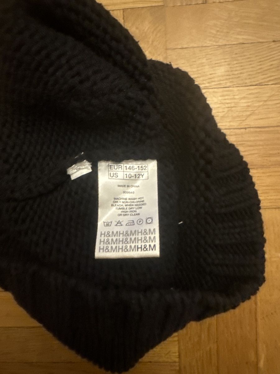 H&M Copricapi, berretti & cappellini: Bonnet noir chaud hiver hetm – Usato da Lausanne venduto da Dri_Shop 1