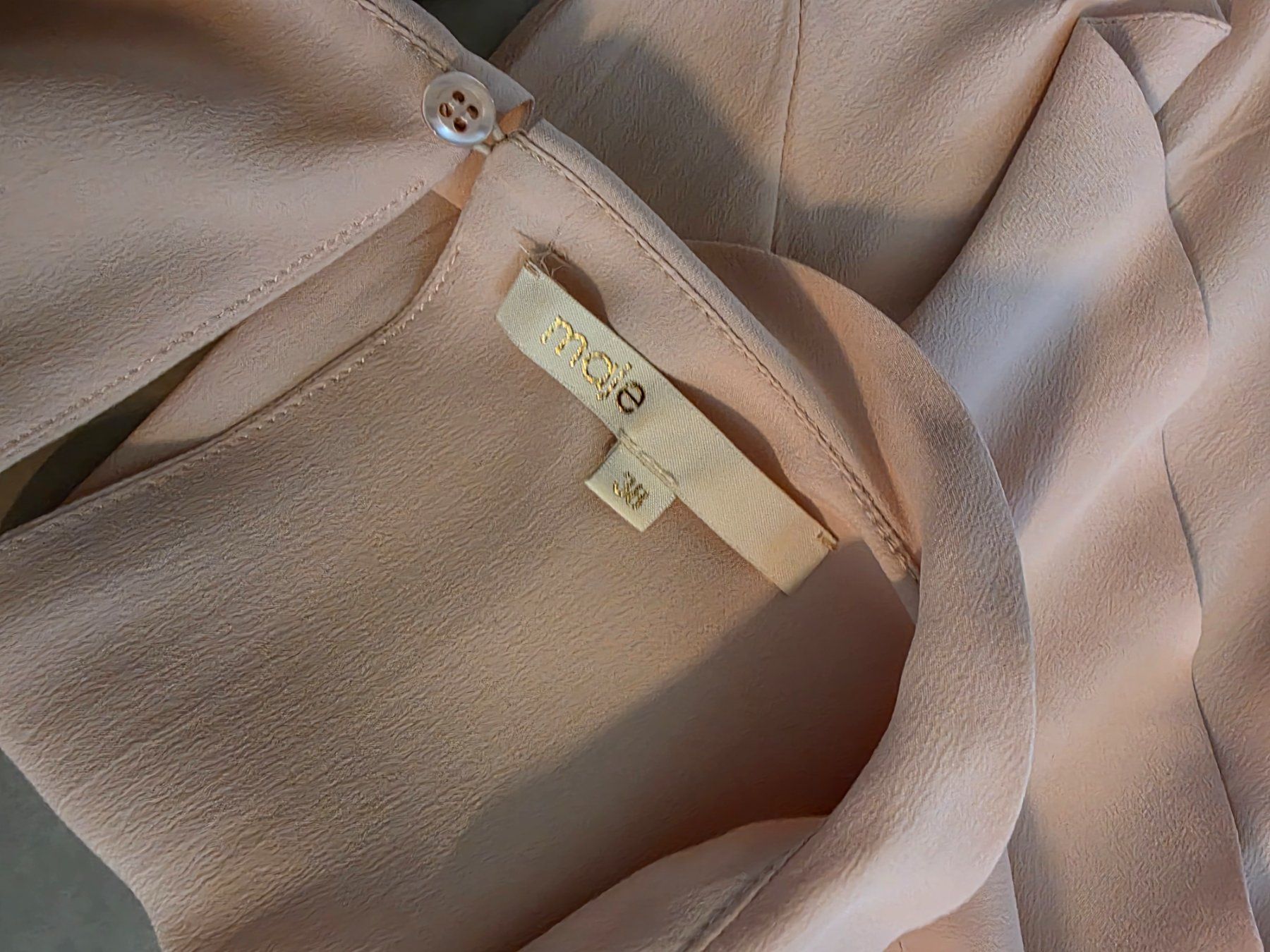 Maje Tute: Combinaison short rose poudré Maje - Taille 36 – Nuovo (secondo la descrizione) da Vallamand venduto da joa_6v5n 2