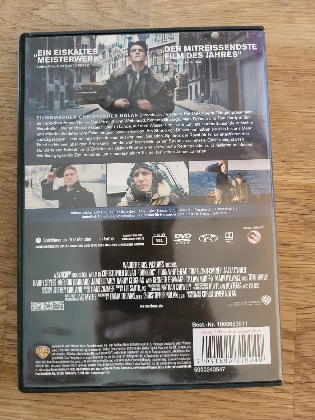 Tutti i DVDs: Dunkirk DVD - Christopher Nolan - Top Zustand - Film – Usato da Amriswil venduto da noe_z7wn 1