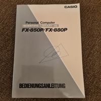 Bedienungsanleitung Personal Computer Casio FX-850P/FX-880P 