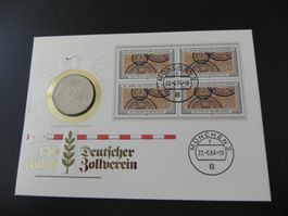 Deutschland 5 Mark 1984 D - Deutscher Zollverein - Münzbrief