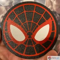 Spider-Man Miles Morales Coaster 3D Printed Drink Coaster