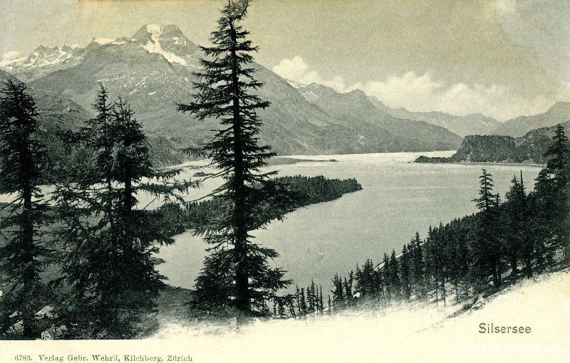 Cartoline postali: Silsersee + c1900 – Usato da Emmenbrücke venduto da teestube