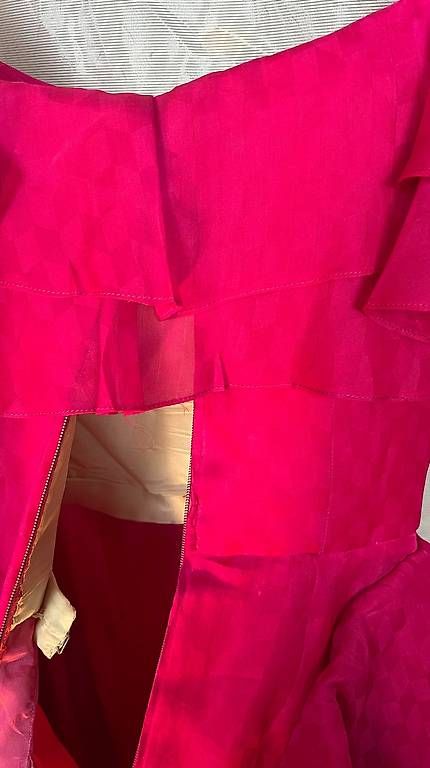 Kleider: Rotes Vintagkleid, Serge Le Page, ca. 60er oder 70er – Gebraucht aus Bern von daskannweg 3