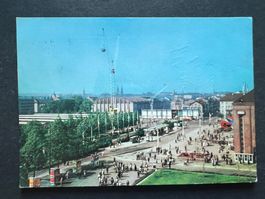 AK 1956 Mustermesse Basel  gelaufen (G3785)