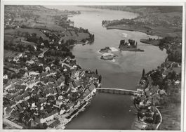 Stein am Rhein, Swissair Photo.Luftbild, Vintage