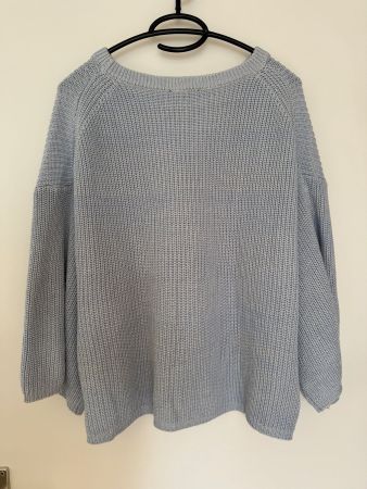 Strickpullover hellblau, Grösse L