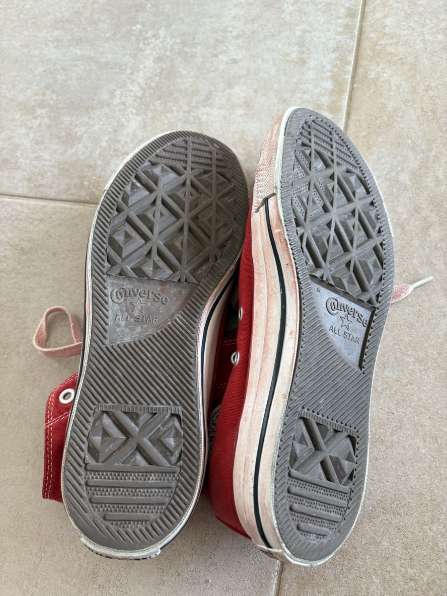 Converse Scarpe da uomo: Red Converse All-Star Hi-Tops Gr. 40 – Usato da Baden venduto da est_92cz 4