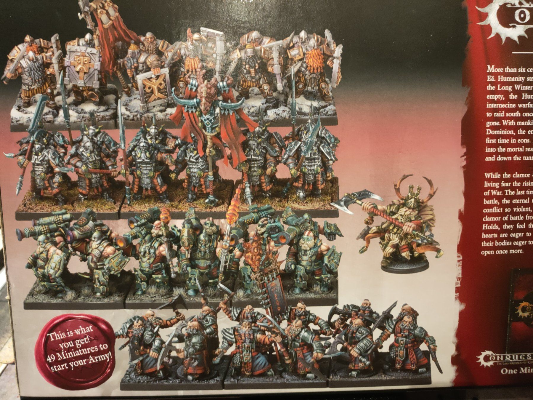 Giochi: Conquest, Starterbox, Dweghom, Alternative zu Warhammer Oldh – Nuovo e nell'imballaggio originale da Baden venduto da Araneus 1