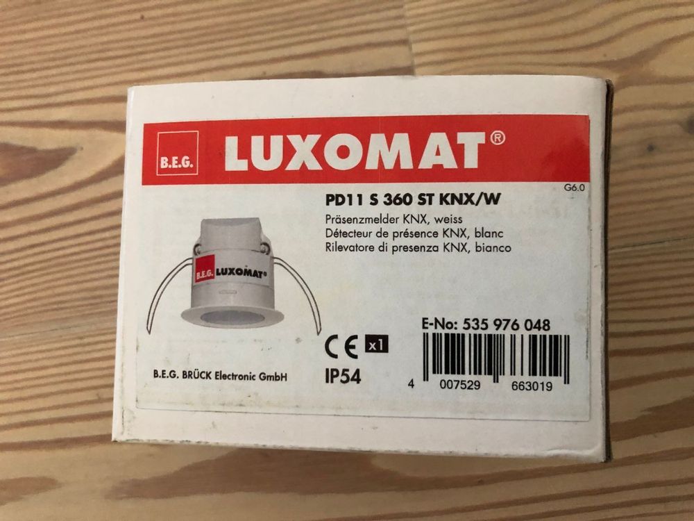 Jung - Détecteur Présence / Détecteur Plafonnier KNX / Blanc