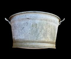 40l Verzinkter Zuber