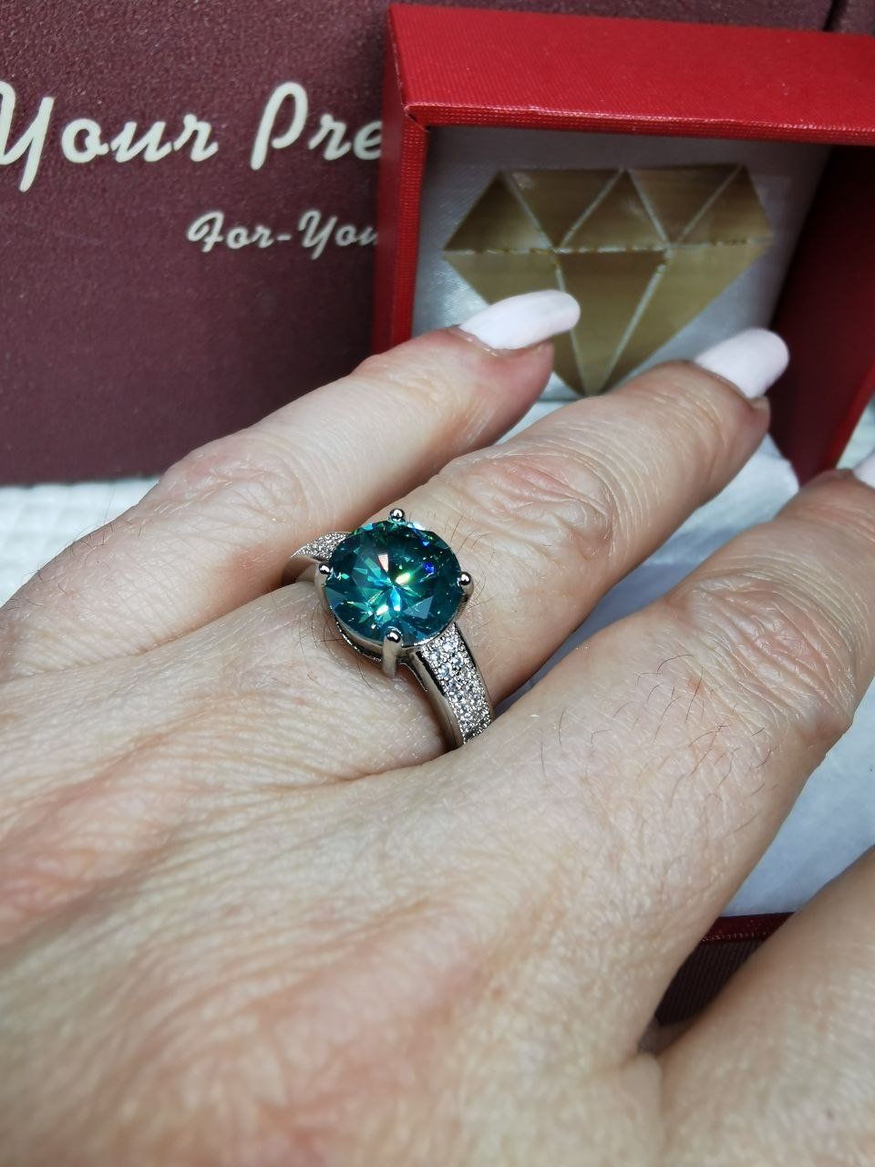 Anelli: Bague avec zircons – Nuovo e nell'imballaggio originale da Reconvilier venduto da Tsma67 3