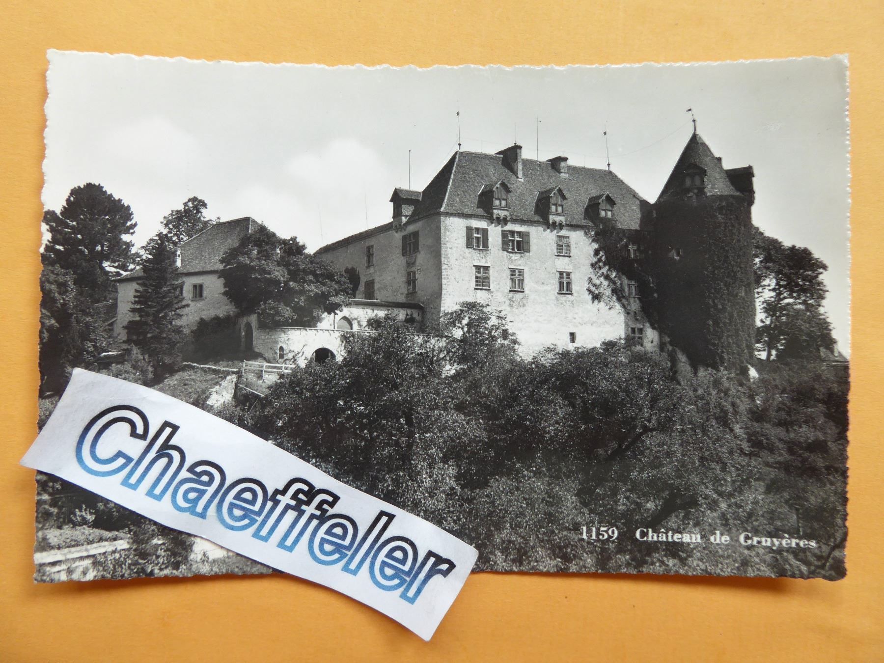 Cartes postales: 1159 Chateau de Gruyères – Neuf (Voir description) à Zürich par Chaeffeler