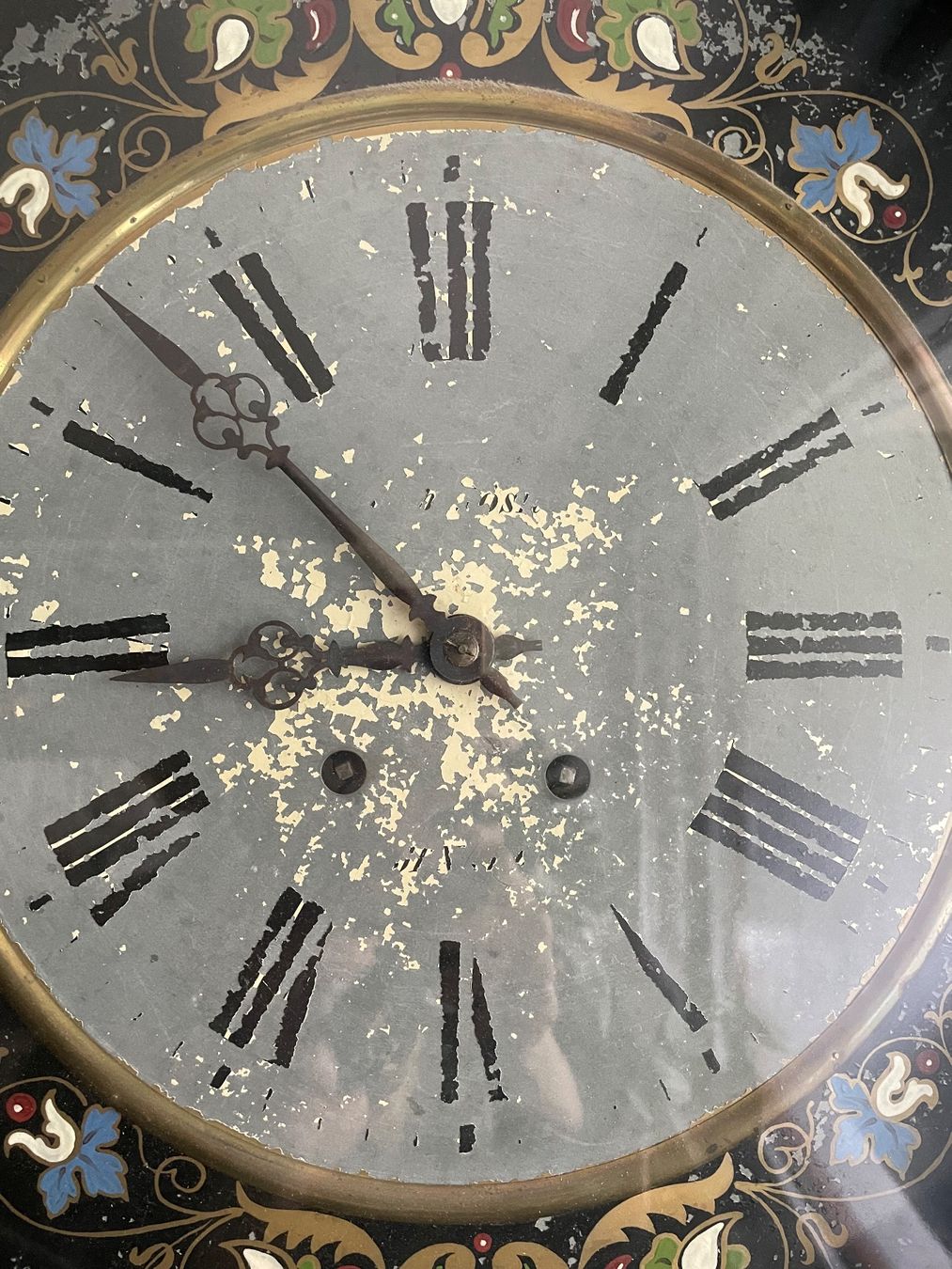 Orologi: Antike Morez-Uhr, Rahmenuhr, ca. 1870 – Usato da Chur venduto da Celectra 3