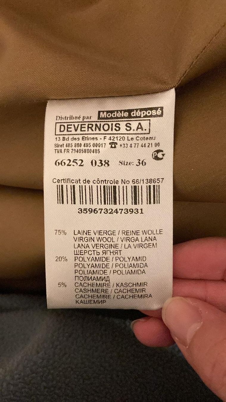Cappotti: Elegant Devernois coat 75% wool – Nuovo (secondo la descrizione) da Lausanne venduto da cadeha 2