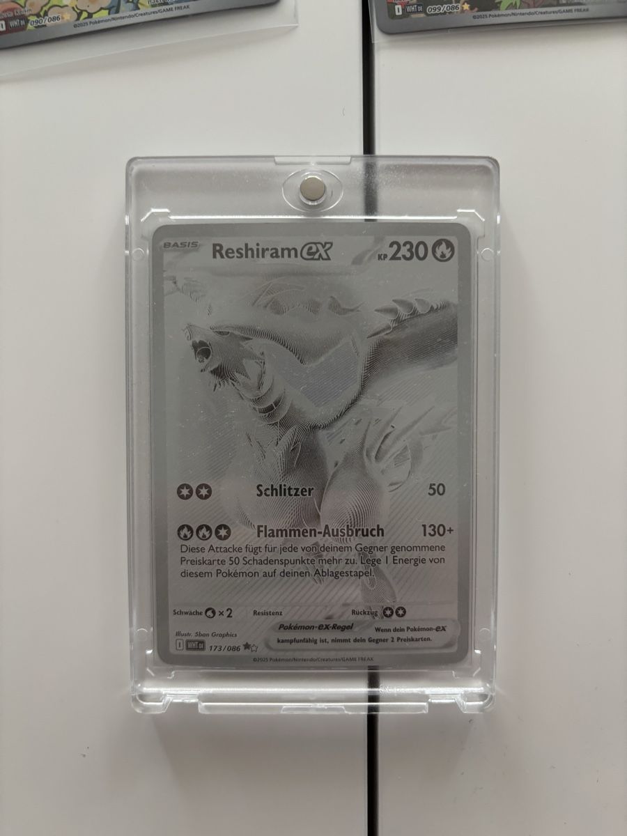 Pokémon Sammelbilder & Trading cards: Reshiram Ex BWR DE NM-MINT – Neu (gemäss Beschreibung) aus St. Gallen von fedetinell