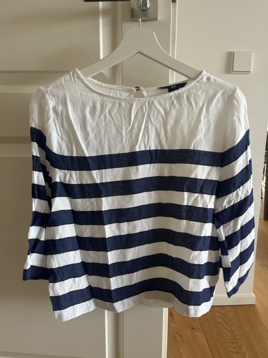 Camicette: H&M Bluse, Gr. 36, gestreift – Usato da Riehen venduto da SalomeTramer
