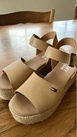 Tommy Jeans Sandale, Grösse 38, Beige