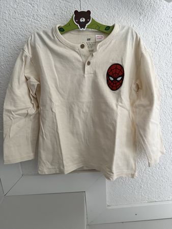 Kinder Langarmshirt H&M Marvel Spider-Man Grösse 110/116