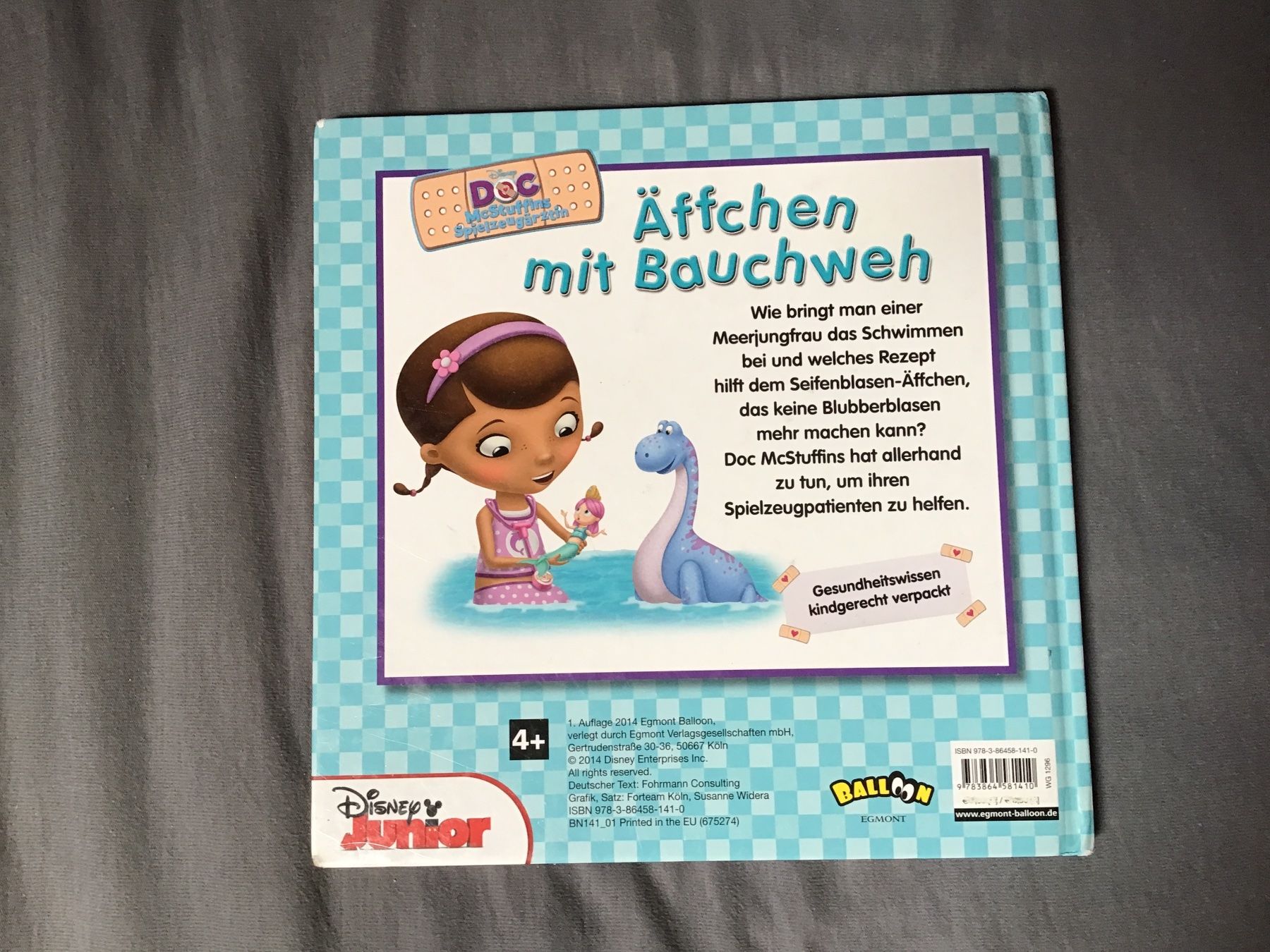 Bücher: Doc McStuffins Buch Äffchen mit Bauchweh, gebraucht – Gebraucht aus Rüti ZH von Wernika1 2