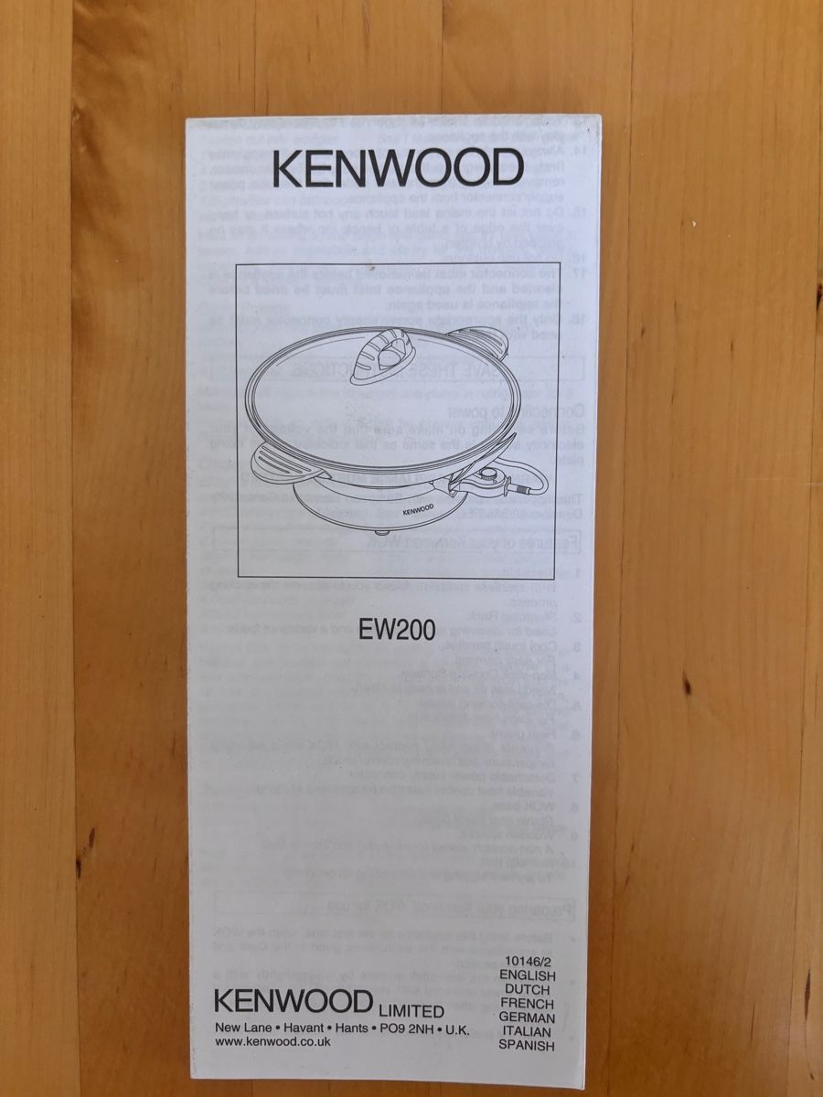 Padelle: Wok - KENWOOD - EW200 – Usato da Biel/Bienne venduto da ema_q56p 1