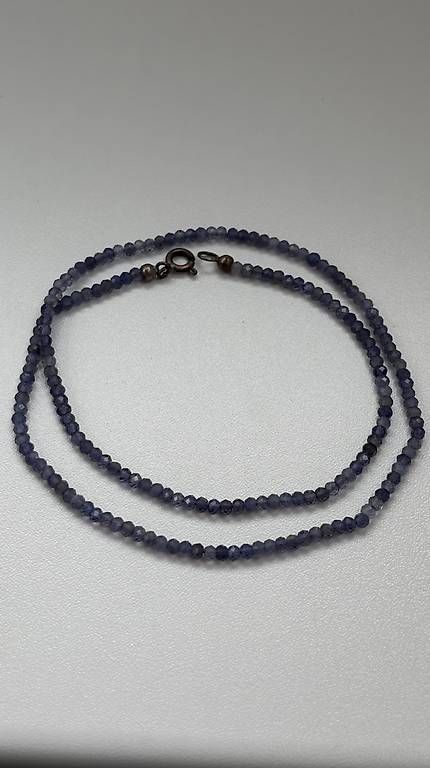 Catenine: Iolit/ Wassersaphir  Kette / Armband violett – Usato da Baden venduto da Chrisenft