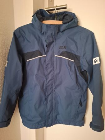 Jack Wolfskin Regenjacke blau Grösse 140 guter Zustand