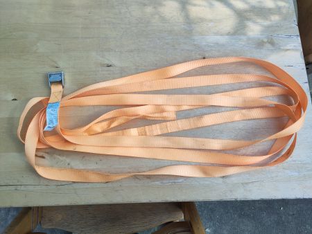 Spanngurt orange, Gebraucht Zurgurt