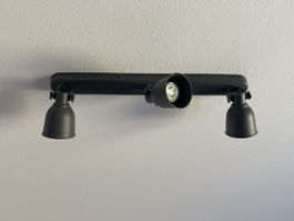 Deckenleuchte Schwarz 3 Spots wie neu