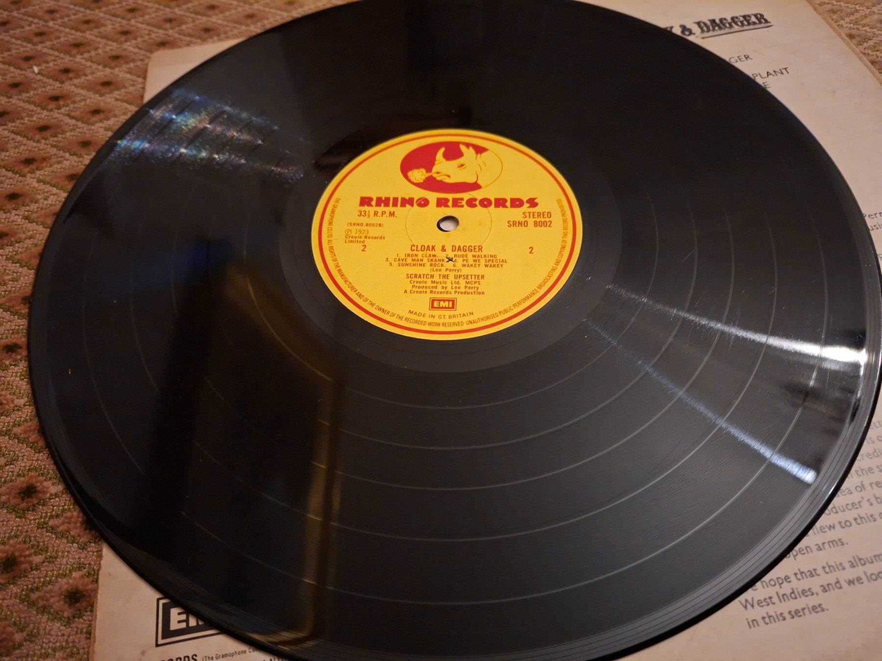 Schallplatten: Rare Reggae LP - Upsetter - Cloak and Dagger – Gebraucht aus Bernex von Wannabehasbeen01 5