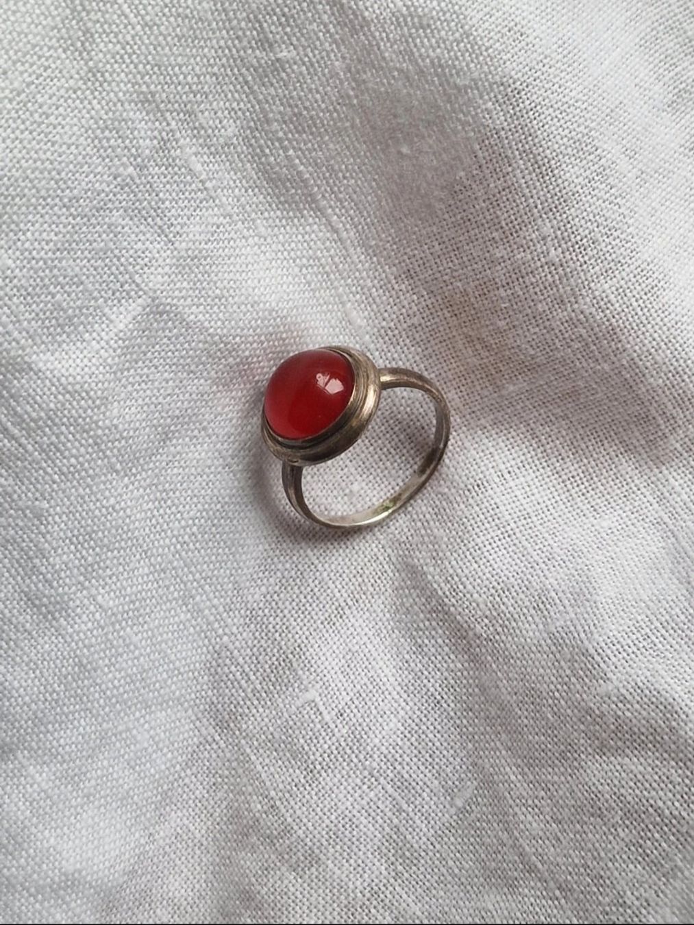 Ringe: 925 Silberring mit brasilianischem rotem Achat – Gebraucht aus Zürich von tsu_76bc 6