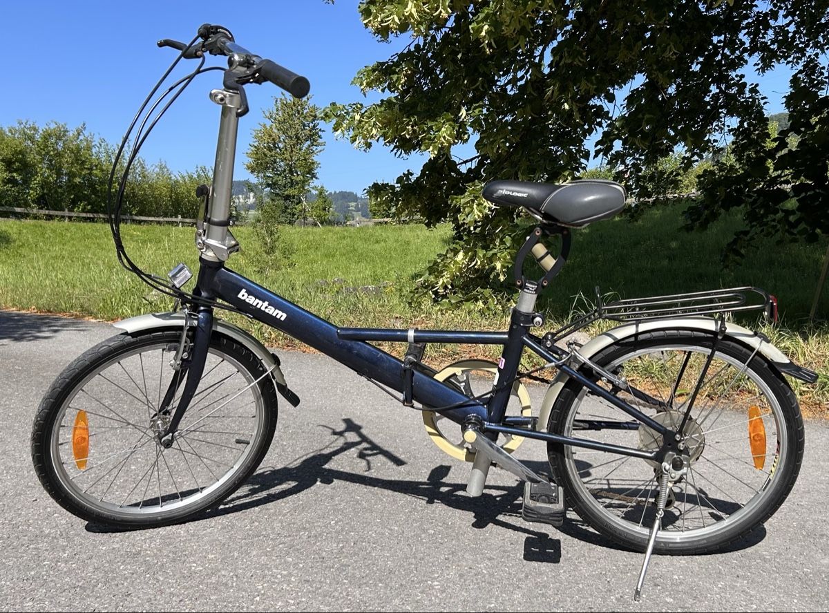 Biciclette: Klappvelo Bantam Dahon mit Tasche gebraucht blau – Usato da Malters venduto da Ben0810 1