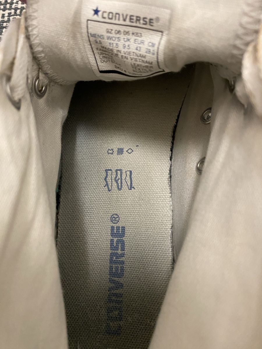 Converse Herrenschuhe: Converse - Baskets blanches montantes taille 43 – Gebraucht aus Genève von TheMattiBoutique 3