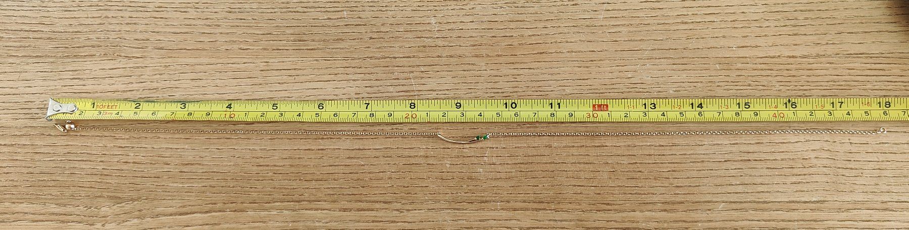 Catenine: Halskette, 18K Gold mit Jadeit, ca. 46cm – Nuovo e nell'imballaggio originale da Rümlang venduto da 21f 5