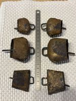 6 Metall Glocken / Haldarbeit