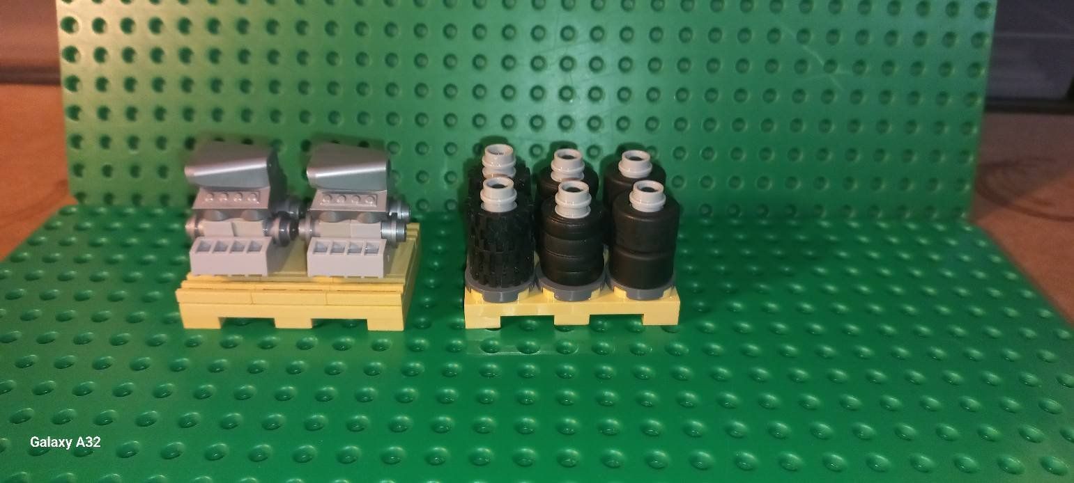 Lego Giocattoli: Ensemble de palettes et transpalettes Lego – Usato da La tour de treme venduto da Legocreation82 2