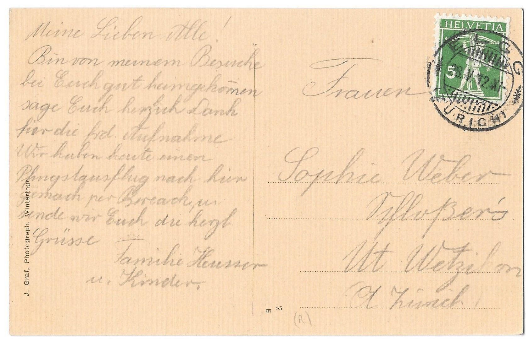Cartoline postali: Elgg Wirtschaft Guhwilmühle – Usato da Olten venduto da clotaldi 1
