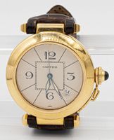 Cartier Pasha First Series 1989 mit Box, Papiere, 2. Armband