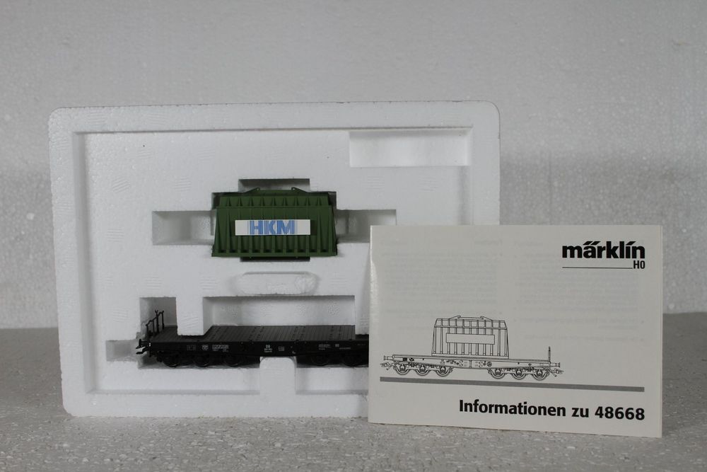 Coffret de wagons porte-cuves pour le transport de chaux Slmmp, DR, Ep IV - MARKLIN 48263 - HO 1/87