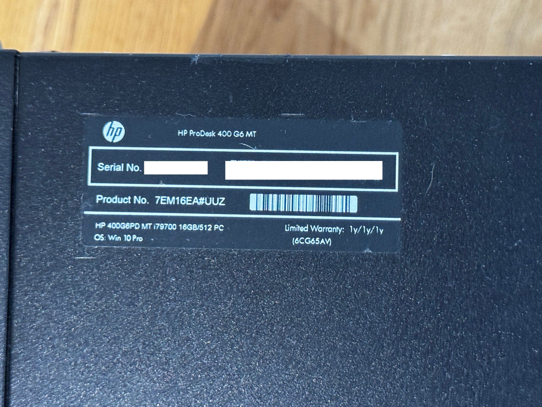 Hewlett Packard PC: HP ProDesk 400 G6 MT – Usato da Flawil venduto da lightstorm77 1