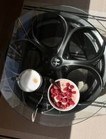 Couchtisch mit Original Alfa Romeo 19 Felge