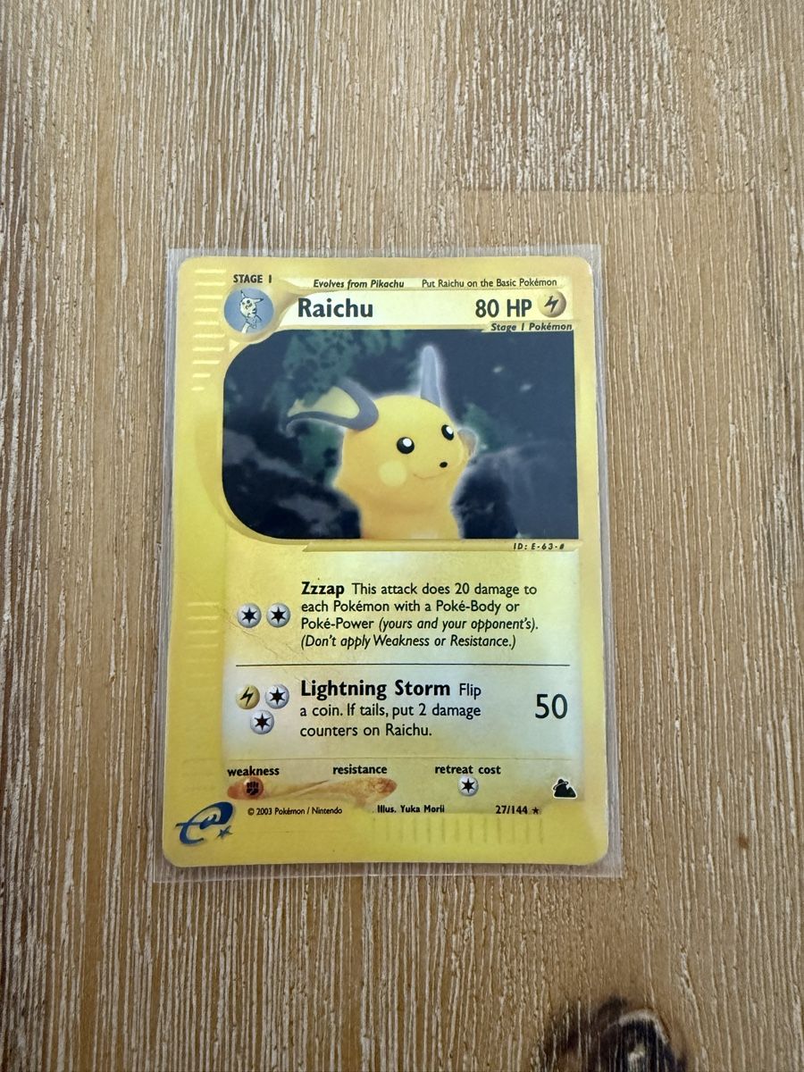 Karten: Pokemon Raichu holo – Neu (gemäss Beschreibung) aus Frick von virgi_