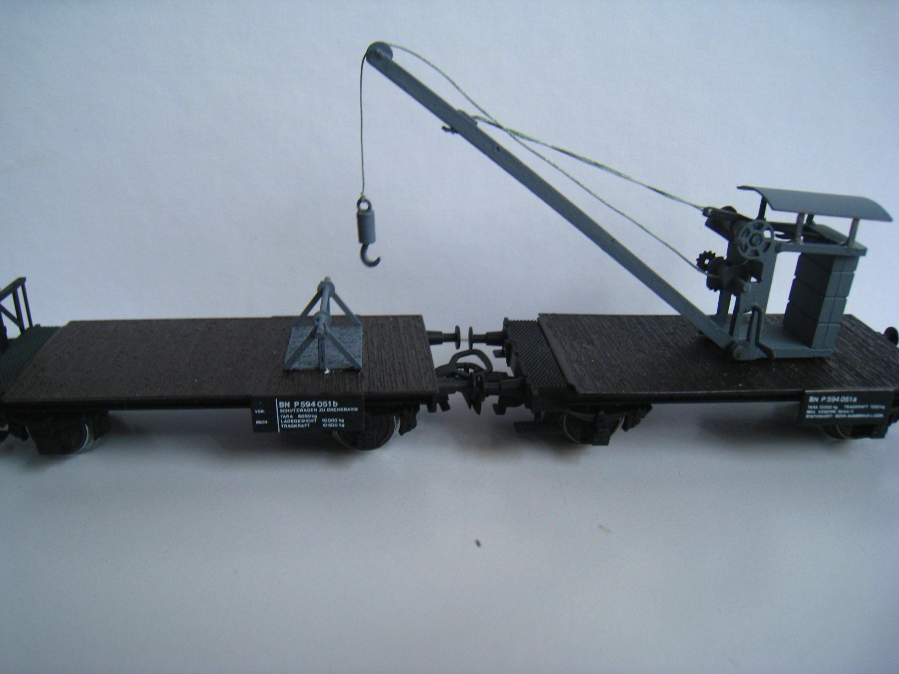 Modelleisenbahnen: Ruco BLS-Bauzugwagen Set 10 teilig, AC, oder DC   4001 – Gebraucht aus Buchs ZH von swiss-train 4