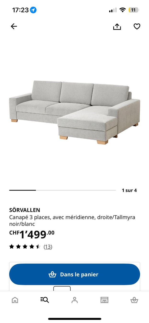 Divani: Canapé IKEA SÖRVALLEN – Usato da Belfaux venduto da davesp99 3