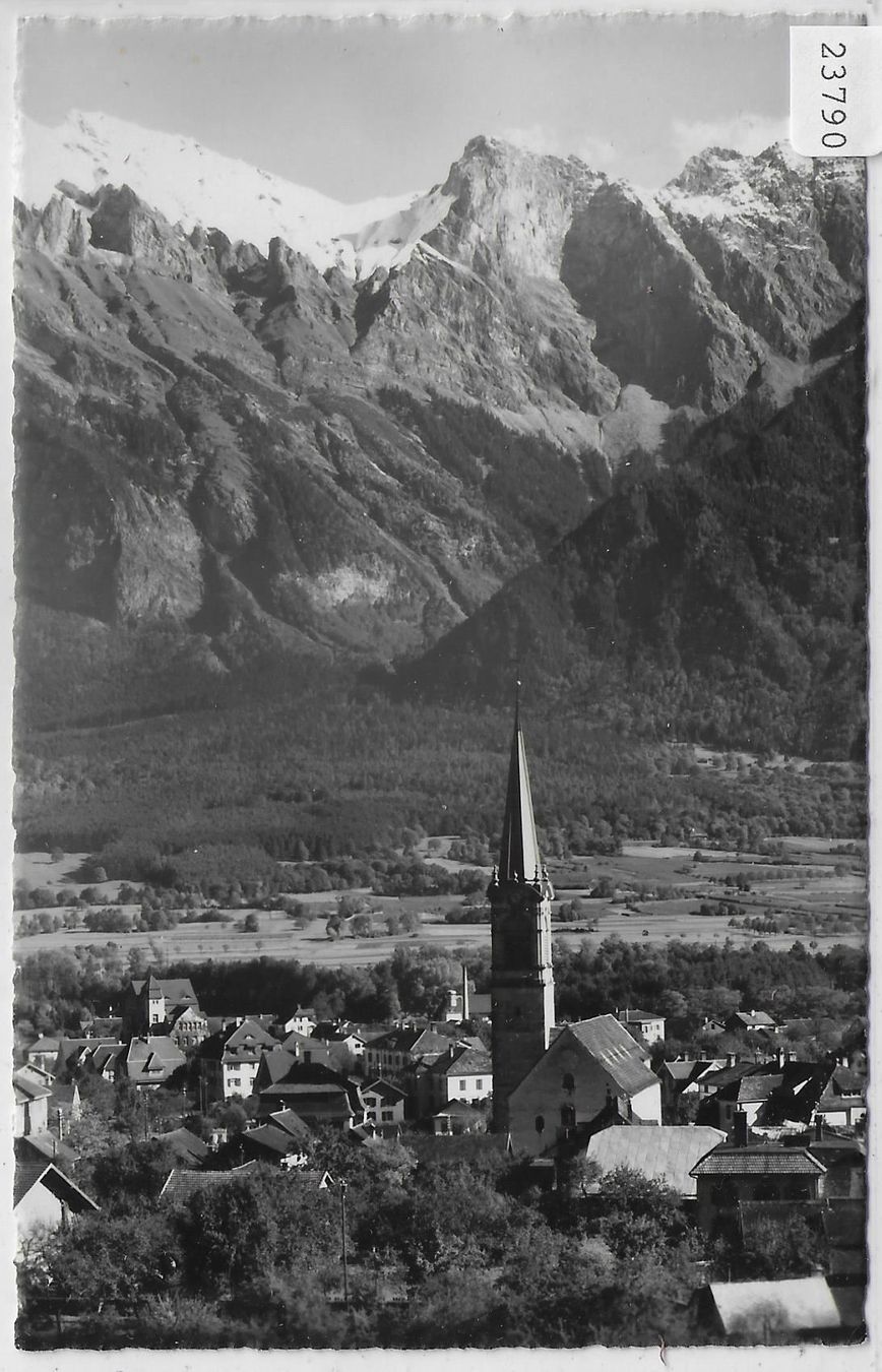 Cartoline postali: Bad Ragaz mit Falknis – Antico da Ettingen venduto da Kartenplanet