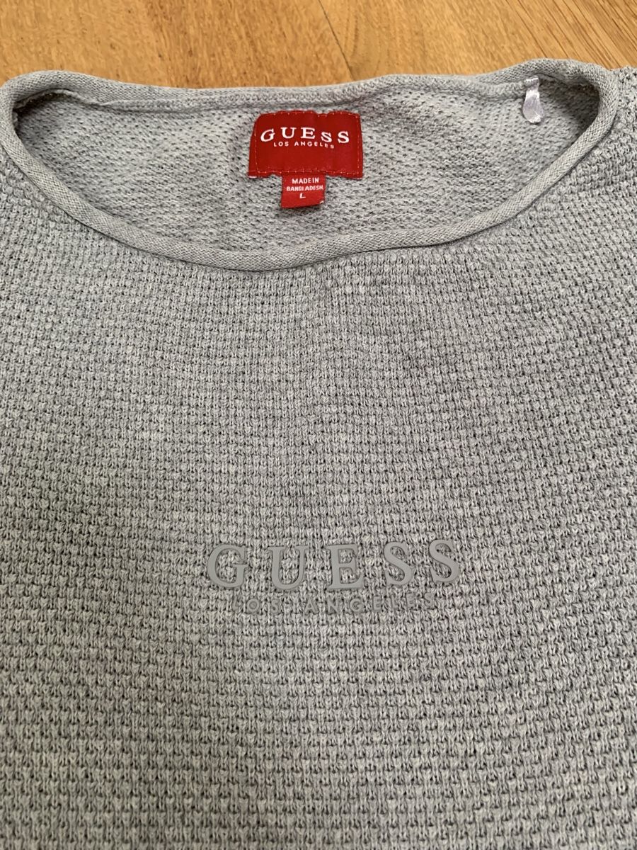 Guess Maglioni & Felpe: Pull maille Guess Homme Taille L Gris – Usato da Mont-sur-Lausanne venduto da que_hd7k 1
