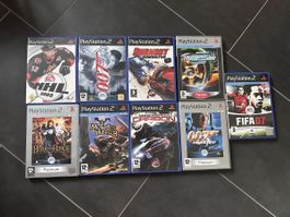 PS2 Videospiele Set