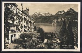 AK Axenstein, Grand Hotel, 1930