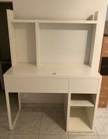 Schreibtisch weiss mit Aufsatz und Schublade guter Zustand