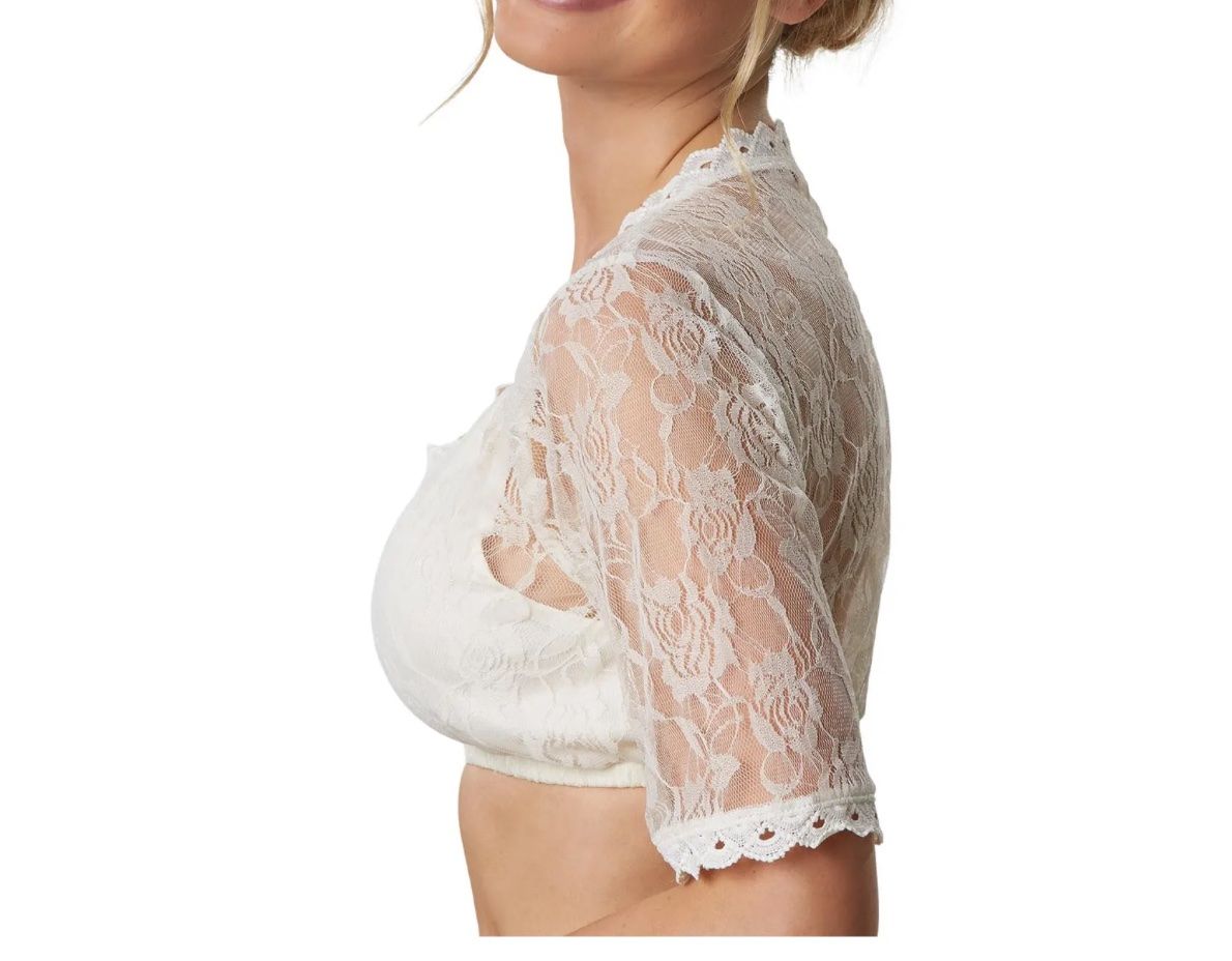 Costumi: neue Dirndlbluse beige Grösse XL – Nuovo e nell'imballaggio originale da Necker venduto da liq24 1